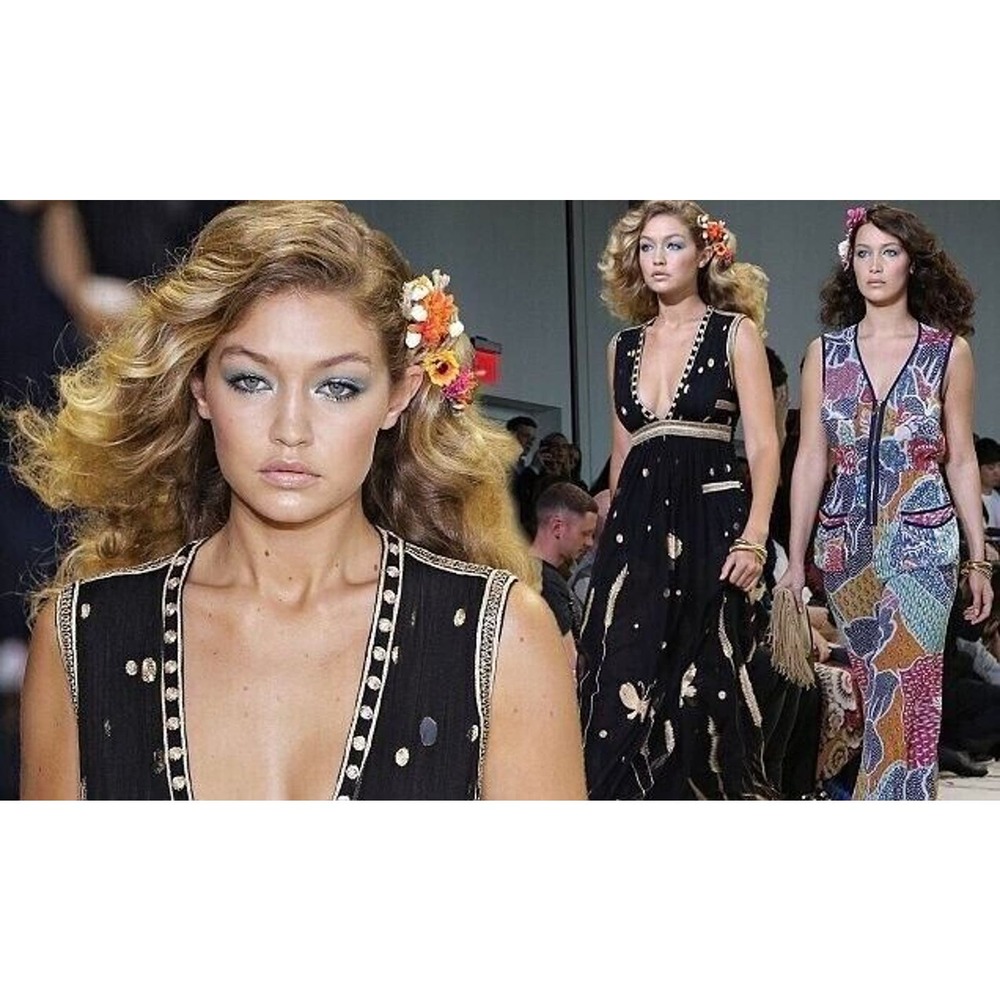 RARE Archival Diane Von Furstenberg DVF 16 Runway Show Hair Wedding Boho Clip OR - Picture 6 of 15